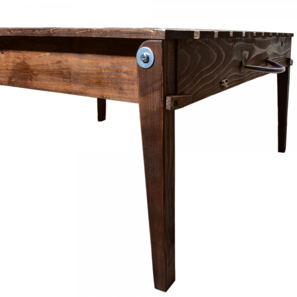 میز و صندلی چوبی مدل طبیعت